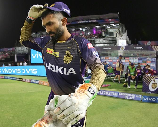 KKR Captain Dinesh Karthik, one of this IPL season's disappointments