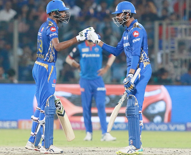 Hardik, left, and Krunal Pandya