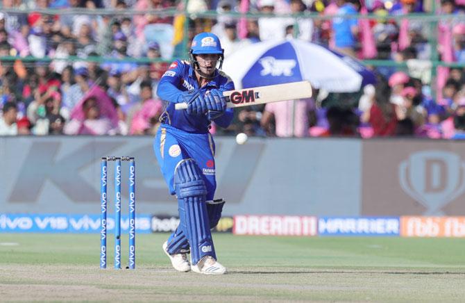 Mumbai Indians' Quinton de Kock has been prolific up the order