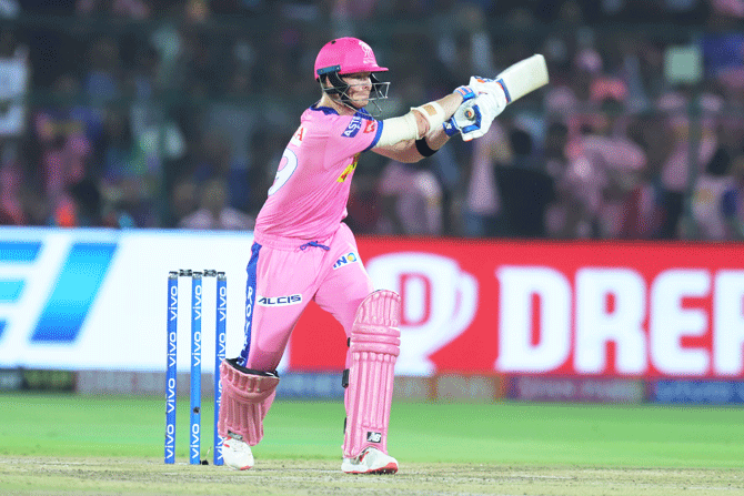 Rajasthan Captain Steve Smith scored 50 and stitched up a 130-run partnership with Ajinkya Rahane for the 2nd wicket
