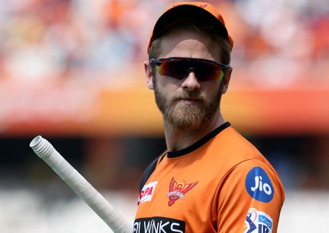 New Zealand's Kane Williamson captains Sunrisers Hyderabad in the IPL