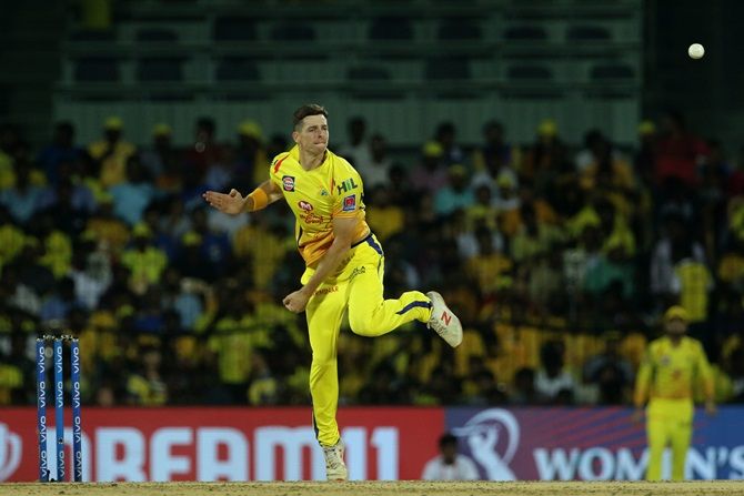 Mitchell Santner played four matches in the 2019 edition for CSK and took four wickets.