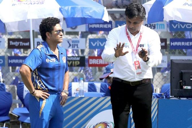 Sachin Tendulkar and Javagal Srinath