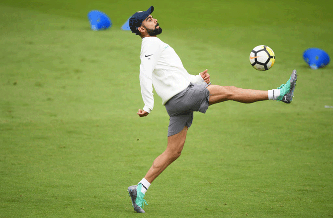 India cricket captain Virat Kohli rates Cristiano Ronaldo as the best he has seen