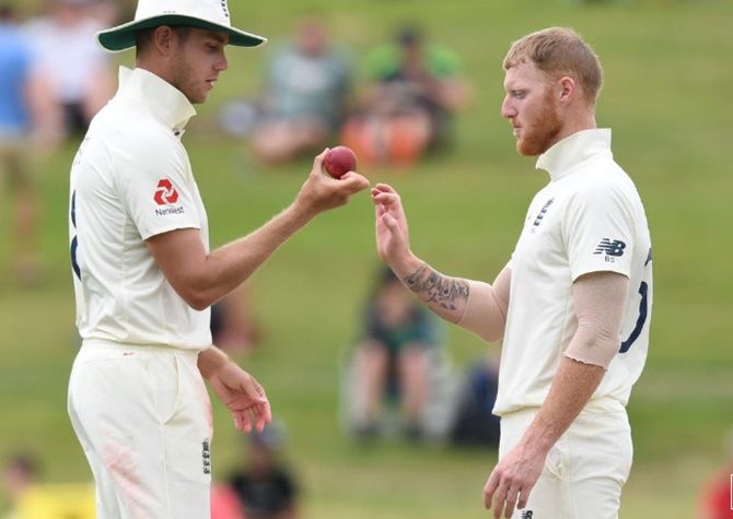 Stuart Broad (left) last missed a home Test when he was rested against West Indies in 2012 and with 485 Test scalps is only second to Anderson in terms of highest wicket-takers for England.