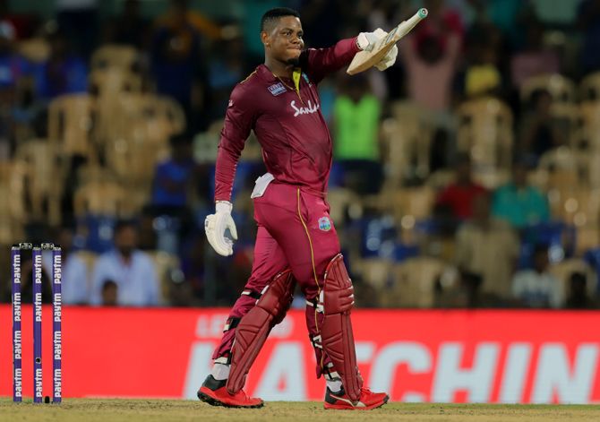 Shimron Hetmyer has been recalled to the Windies ODI team after two years