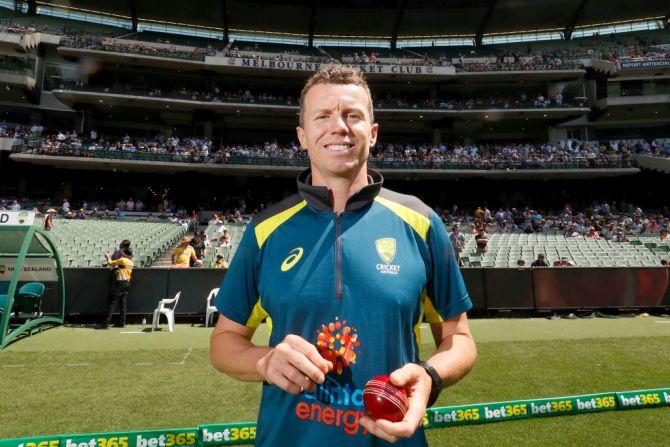 Peter Siddle made his Test debut in Mohali in 2008 and claimed India's Sachin Tendulkar as his maiden wicket.