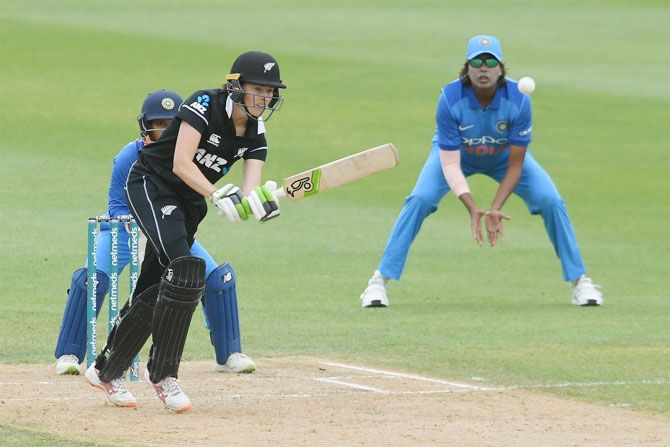 New Zealand's Suzie Bates and Amy Satherthwaite scored half-centuries to help New Zealand cruise to win over India in Hamilton on Friday