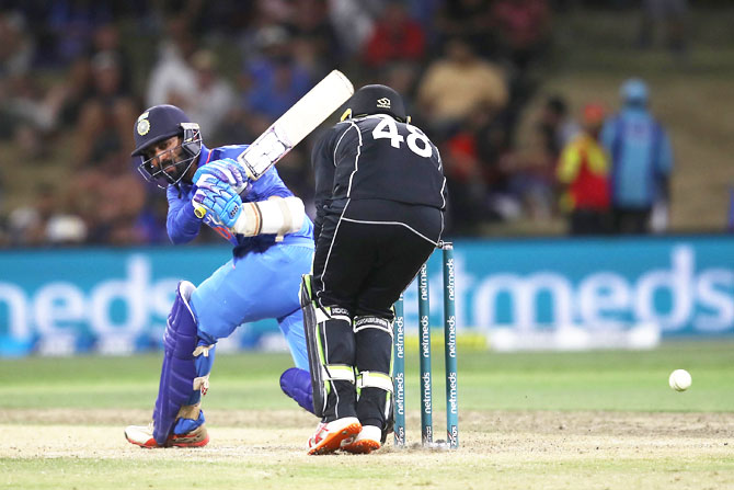 'Some days you are able to hit a boundary, some days the bowler does a good job. And there, you have to give credit to Time Southee for the way he executed those yorkers under pressure. One mistake there and I am sure we would have take him down'