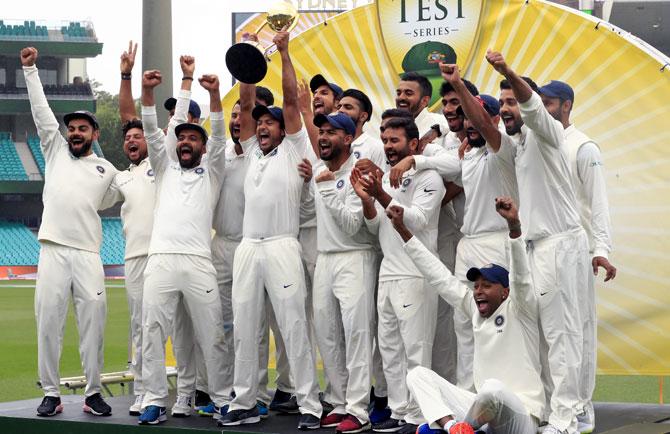 India shock Australia to clinch final Test, take series 2-1