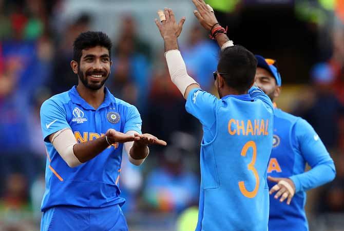 Jasprit Bumrah tops the bowling charts having scalped 17 wickets in the World Cup thus far