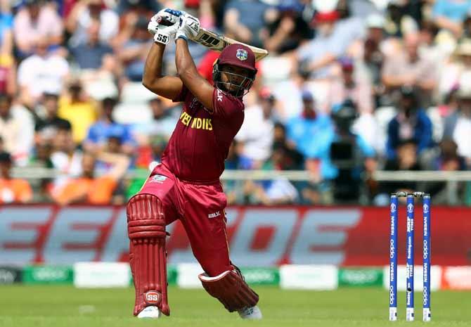 Nicholas Pooran on the attack