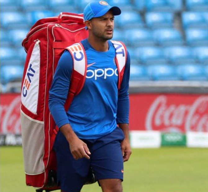 Agarwal replaces injured Dhawan in ODI squad