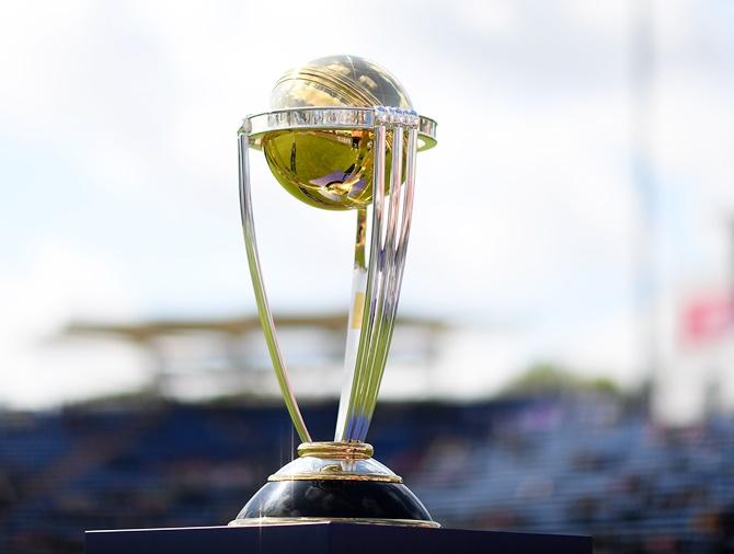 The ICC World Cup trophy