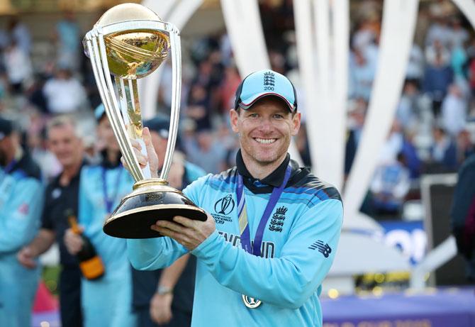 The Eoin Morgan-England team won their maiden World Cup title at home last year, beating New Zealand on boundary count rule, in a dramatic final at the iconic Lord's.