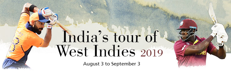 India's tour of West Indies 2019