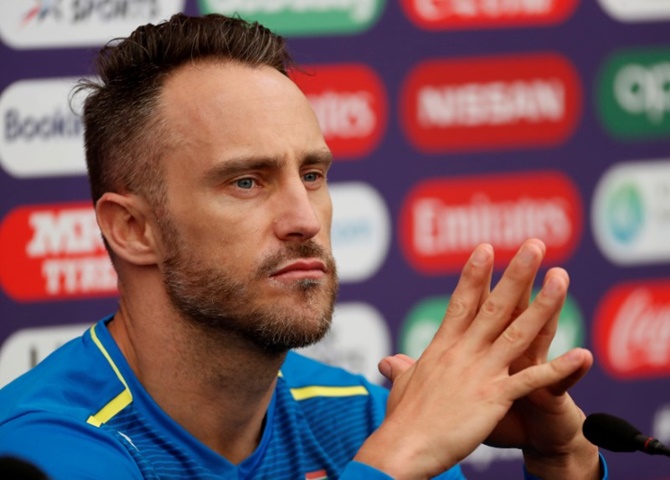 Why Faf du Plessis avoids reading too much news