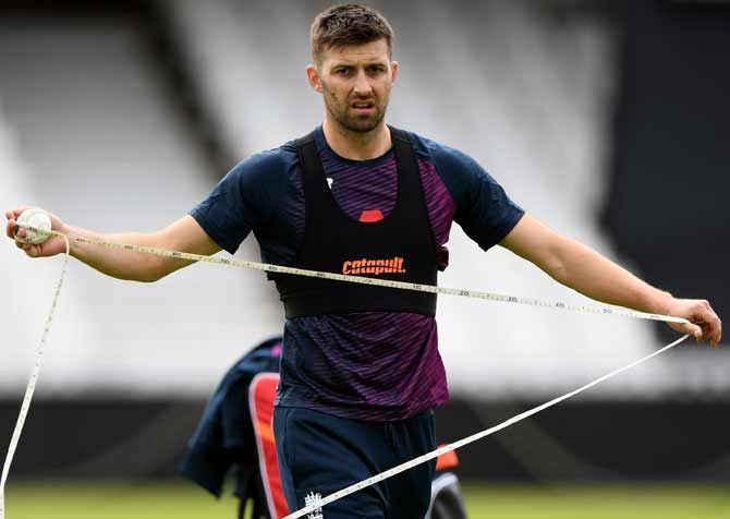 England pacer Mark Wood