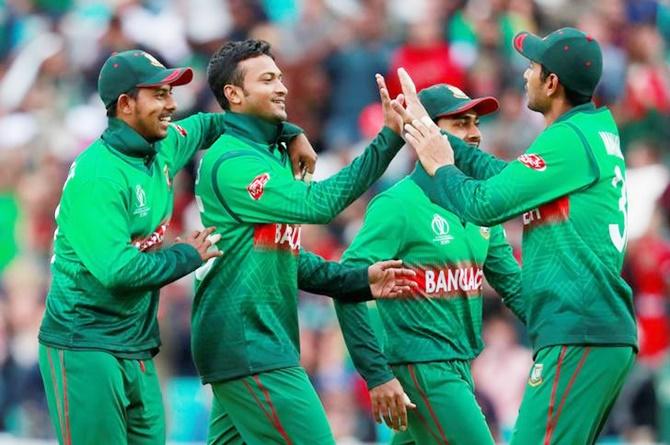 Bangladesh players celebrate