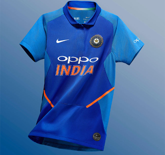 Orange Kit & Blue T-Shirt Team India Cricket 