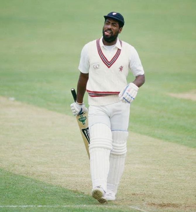 Richards, whose career spanned 17 years, played 308 matches (121 Tests and 187 ODIs), scoring 15261 runs, including 8540 runs in the longest format