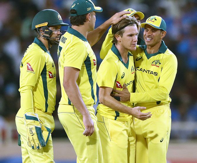 Adam Zampa reckons taking wickets in the middle over will be key and said skipper Aaron Finch has backed them to go for wickets.