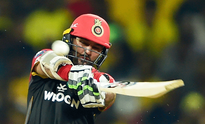 Opener Parthiv Patel top-scored for RCB with 29