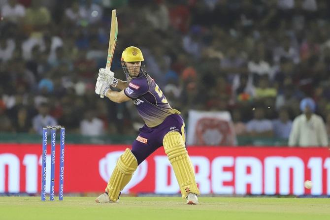 Chris Lynn gave Kolkata Knight Riders a whirlwind start, scoring 46 off 22 balls