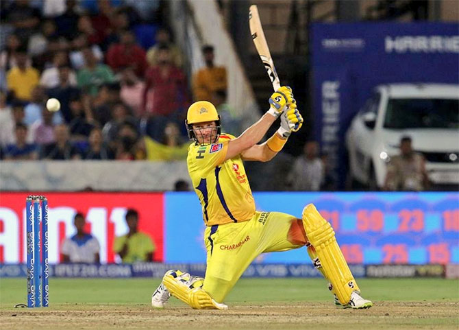Revealed! Watson batted with bleeding knee in IPL final - Rediff Cricket