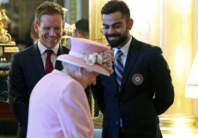 PIX: Kohli meets Queen Elizabeth, Prince Harry - Rediff Cricket