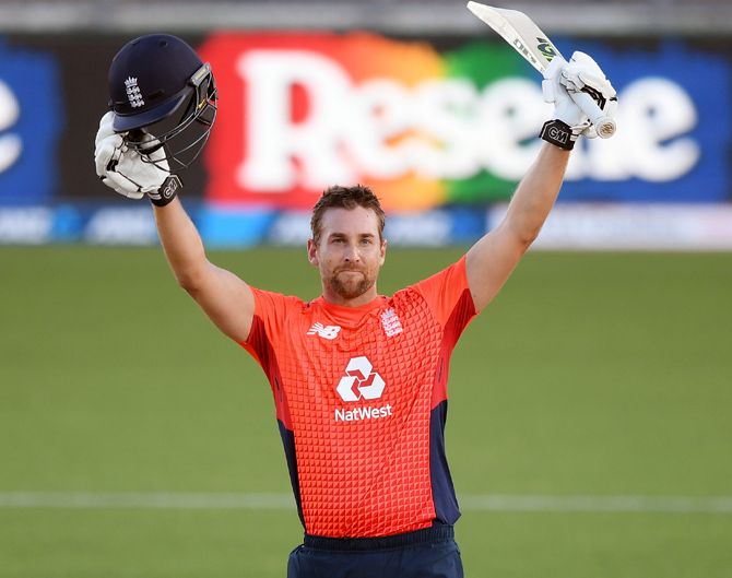 England's Dawid Malan currently leads the ICC rankings for batsmen in T20Is