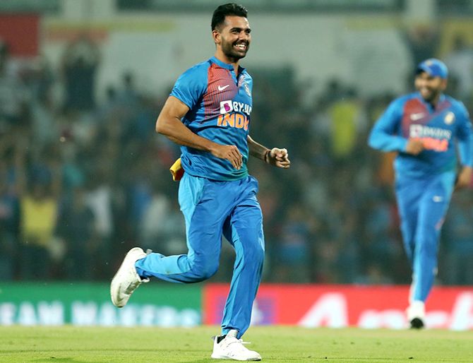 Pacer Deepak Chahar on Sunday registered the best bowling figures in T20 Internationals, while also becoming the first Indian to take a hat-trick in the shortest format of the game.