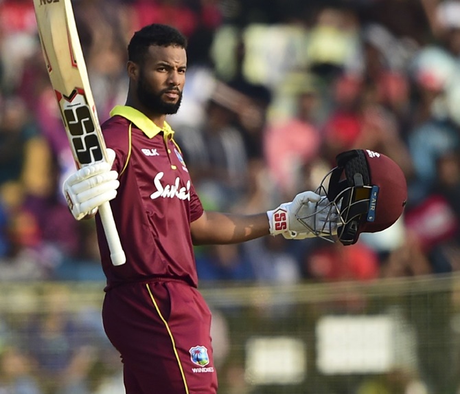 West Indies batter Shai Hope was among five members of the touring party to return COVID-19 positive in reports on Wednesday