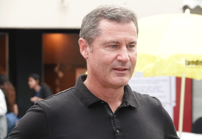 Simon Taufel at the Tata Literature Live in Mumbai on Friday, November 15