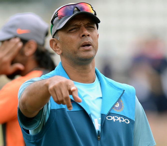 Rahul Dravid advised players to only focus on things that are within their control, like ways to regain their skills after such a long and unforseen hiatus.
