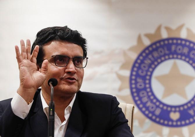 BCCI president Sourav Ganguly