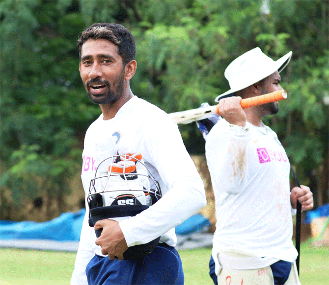 Before this current series, Wriddhiman Saha last figured for India in the Cape Town Test played way back in January 2018 and was later side-lined after a shoulder injury.