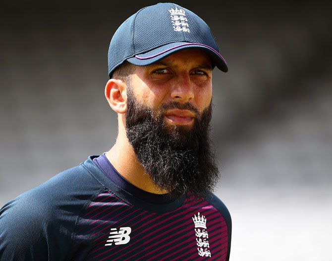  England's spin-bowling all-rounder Moeen Ali