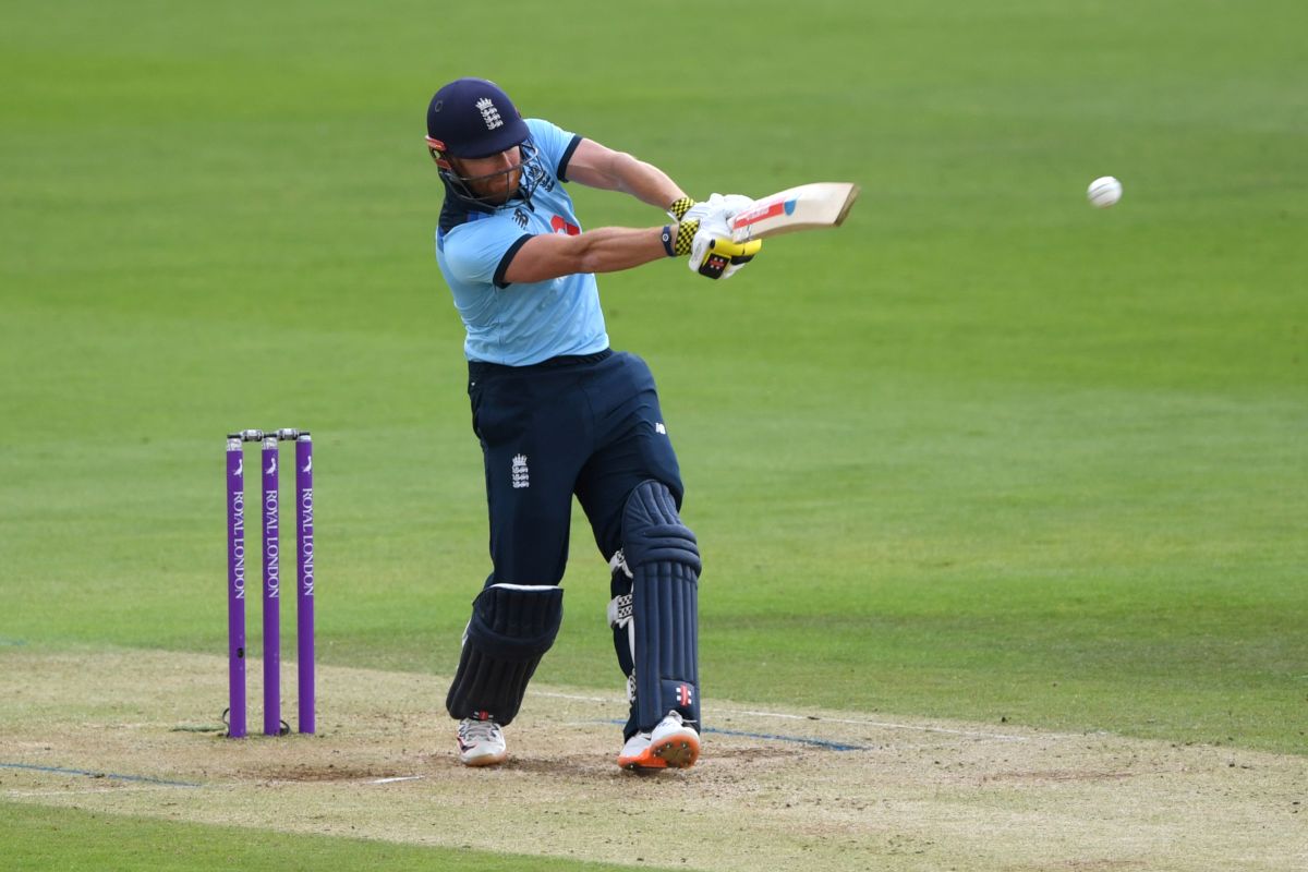 England's Jonny Bairstow bats en route a quick-fire 82 