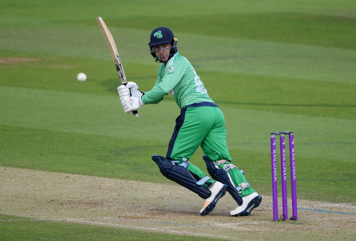 Ireland's Curtis Campher scored 68 before being dismissed 