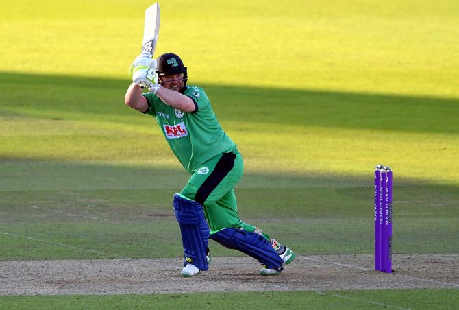 Paul Stirling smashed 142 off 128 balls in the 3rd ODI against England to move up to 26th slot.