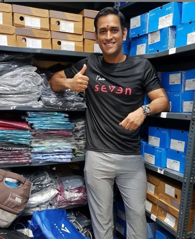 Dhoni's apparel brand Seven