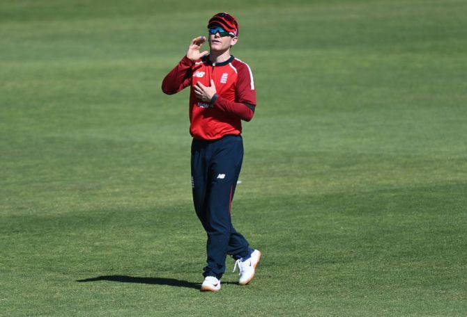 England captain Eoin Morgan said not many of the signals had changed his on-field decision making during the three T20s against South Africa.