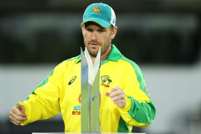 Australia captain Aaron Finch suffered a hip injury while fielding in the 1st T20I against India on Friday