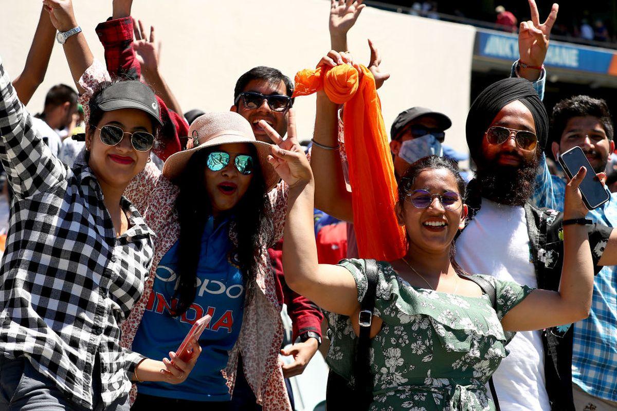 Fans at the MCG