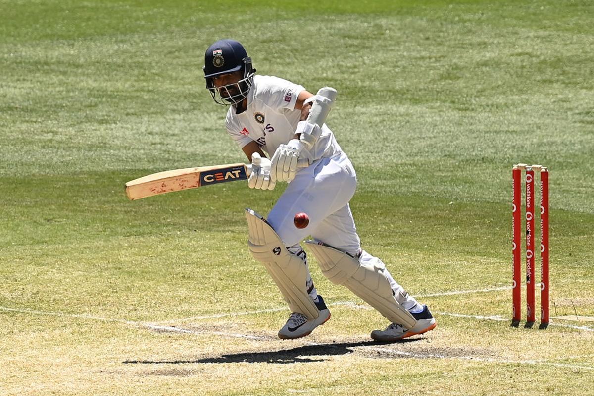 India's Ajinkya Rahane bats during Day 4 of the second Test against Australia, at the Melbourne Cricket Ground, on Tuesday.