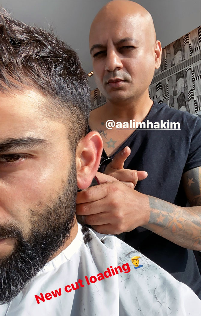 PIX: Check out Kohli's new look for 2020 - Rediff Cricket