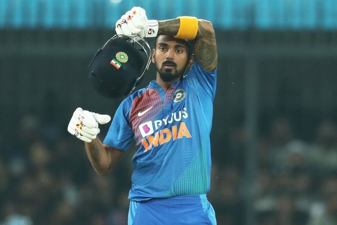 India opener KL Rahul scored a brisk 32-ball 45 in the 2nd T20I vs Sri Lanka on Tuesday