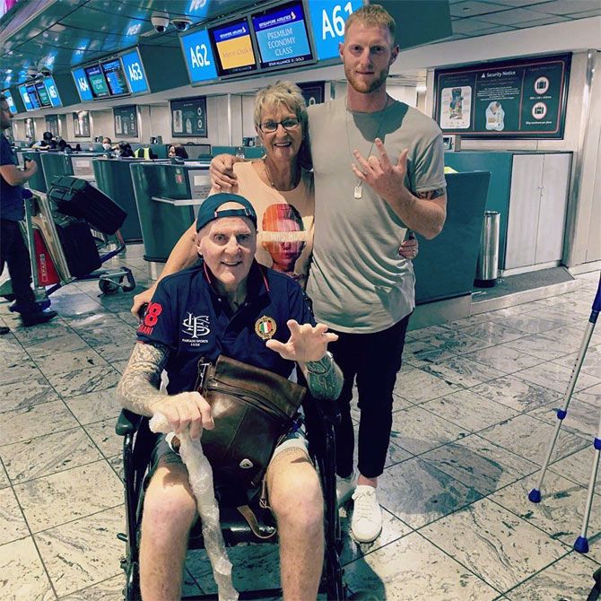 Proud to be your son: Ben Stokes on dad&#39;s recovery - Rediff Cricket
