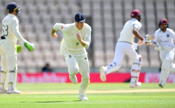 PHOTOS: England vs West Indies, 1st Test, Day 3 - Rediff Cricket